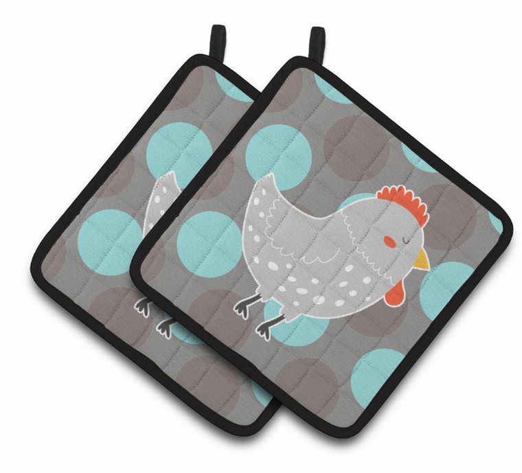 Animals on Pair of Pot Holders - 638508816092