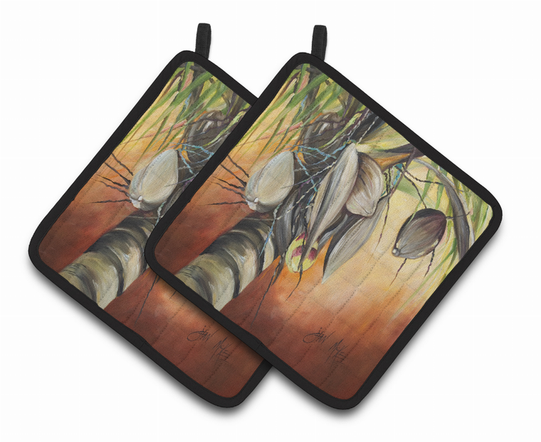 Flowers and Trees Pair of Pot Holders - 638508383815