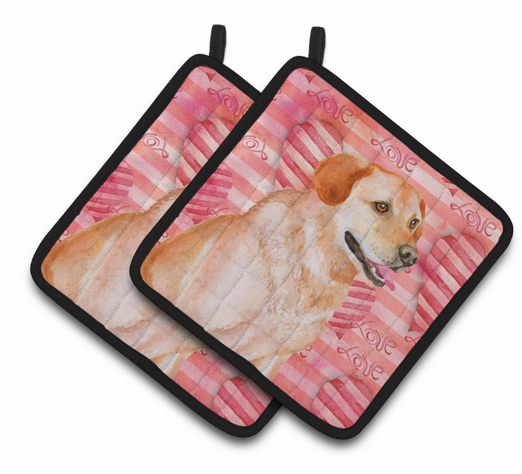 Dog Art Seasonal Pair of Pot Holders - 652259215812