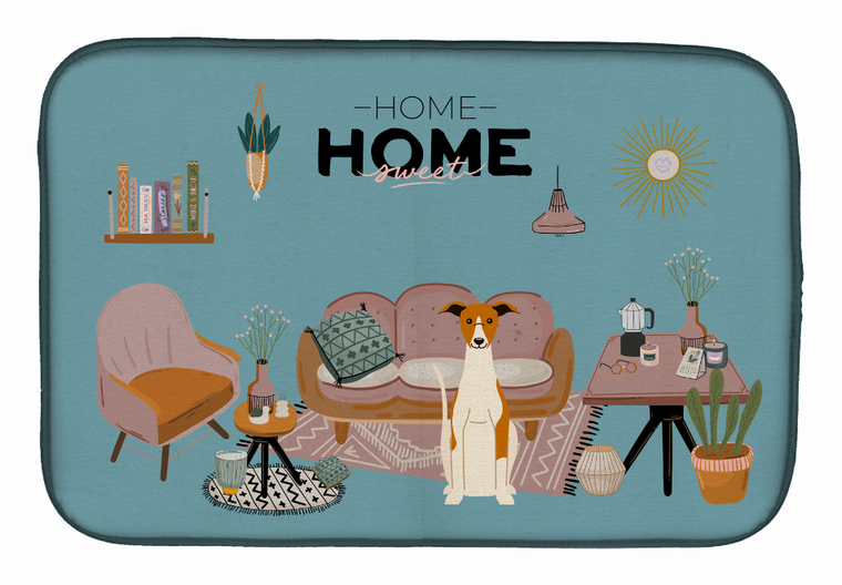 Dog in Sweet Home Dish Drying Mat - 194030343739