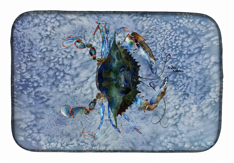 Sealife/Crab Themed Dish Drying Mat - 652259235445