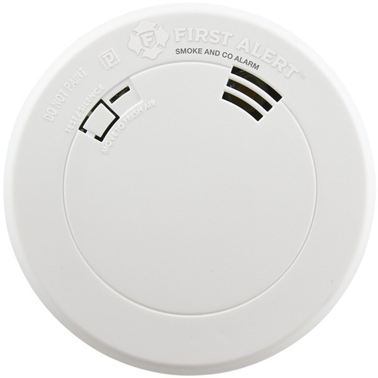 Photoelectric Smoke and Carbon Monoxide Combo Alarm with 10-Year Battery - 029054019189