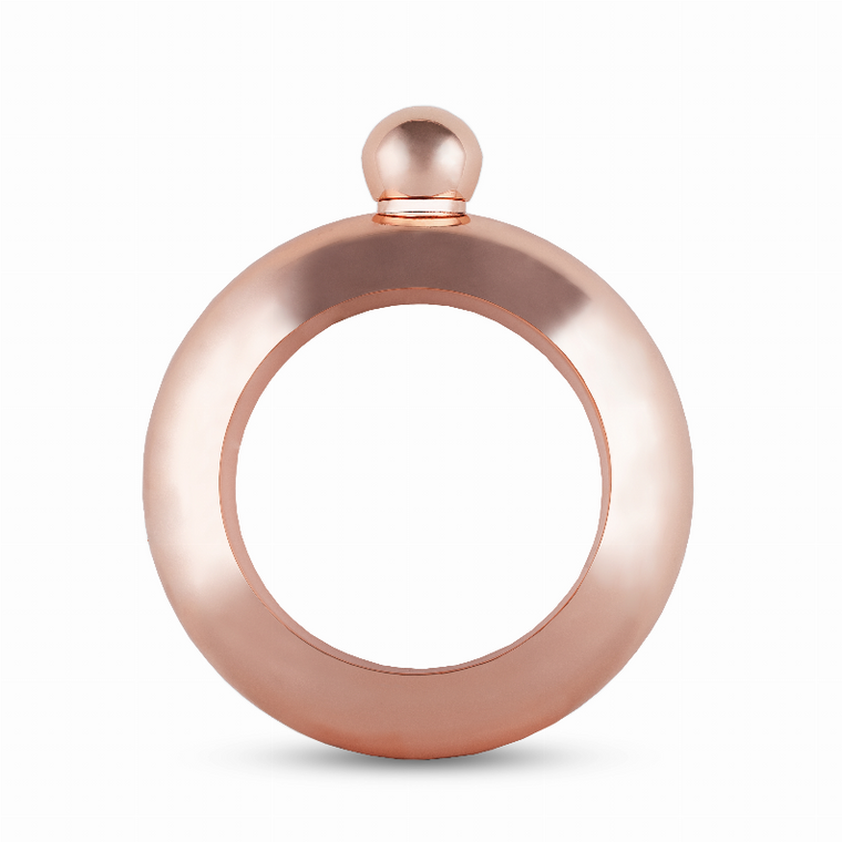 Charade: Rose Gold Bracelet Flask By Blush - 876718042669