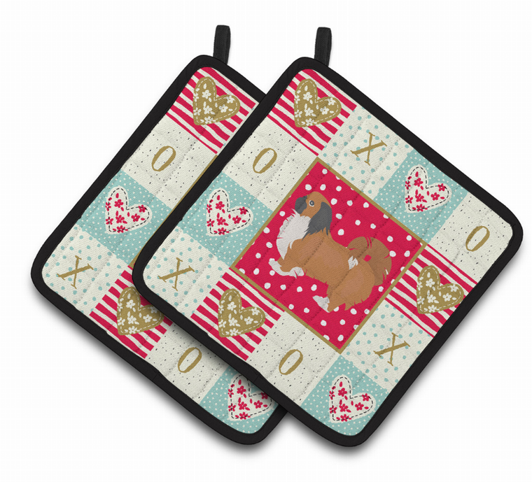 Dog XOXO Pair of Pot Holders - 194030175583