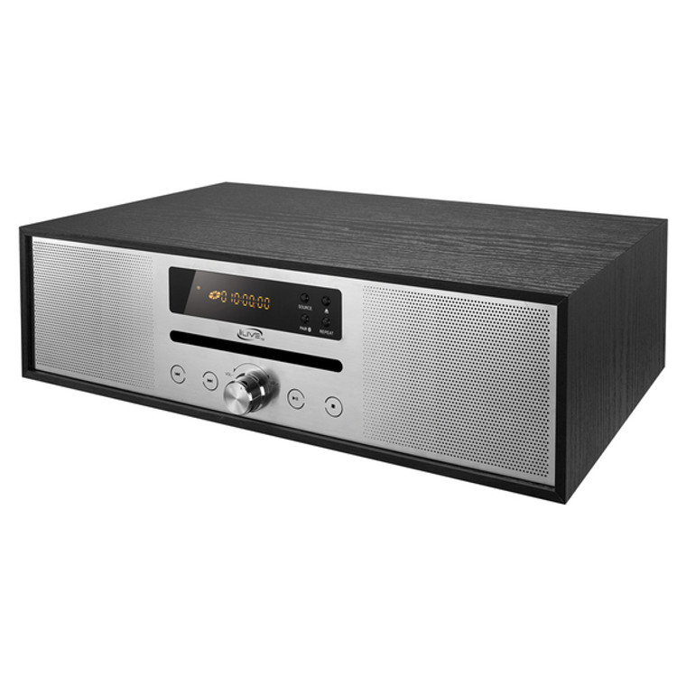 IHB340B 20-Watt Stereo Home Music System with Built-in Bluetooth(R), CD Player, FM Radio, and Remote - 047323000638