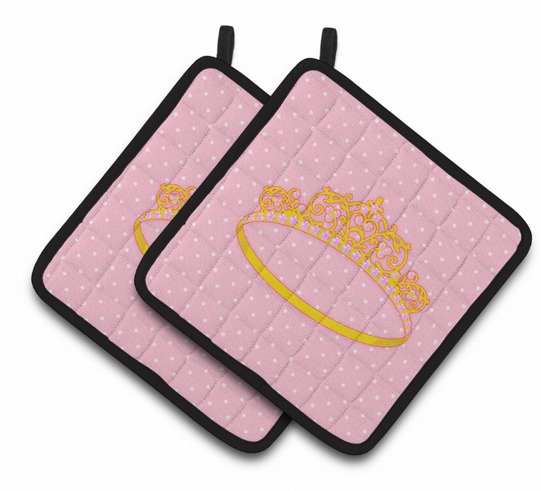 Ballerina Hair Pair of Pot Holders - 638508653772