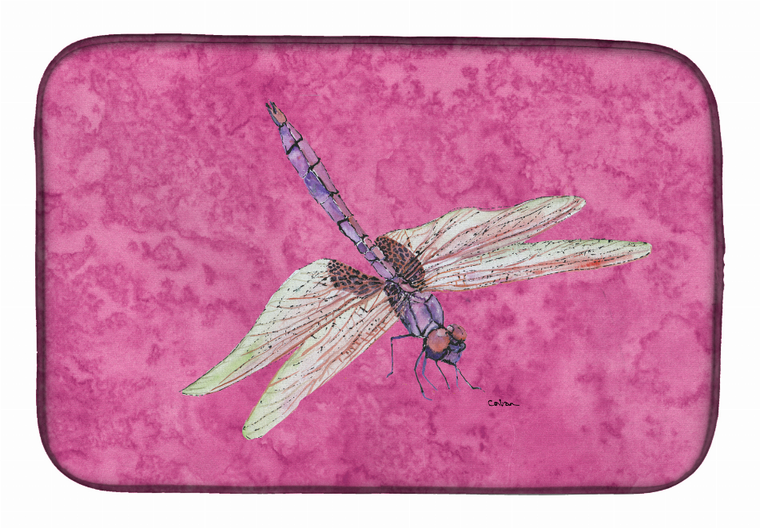 Insects art themed Dish Drying Mat - 652259237784