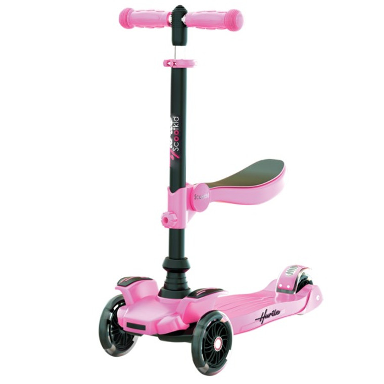 ScootKid Mini Kids Toy Scooter (Pink) - 842893119090