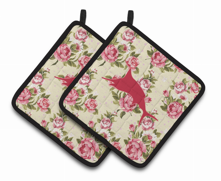 Sealife Artwork Pair of Pot Holders - 638508405401