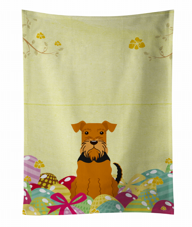 Easter Eggs Design with Dog Kitchen Towel - 638508790286