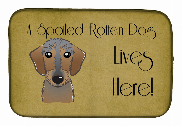 Spoiled Dog Lives Here Dish Drying Mat - 652259243402