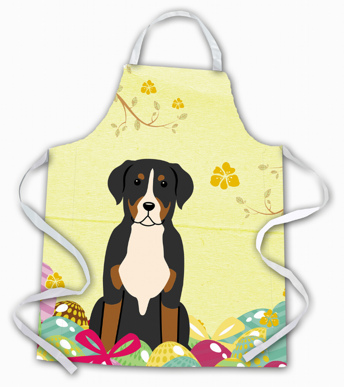 Easter Eggs Apron (Dog Breed Print) - 638508788832