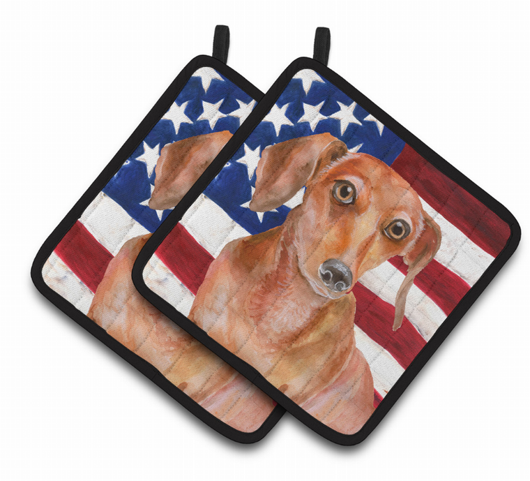 Dog Art Seasonal Pair of Pot Holders - 652259214877