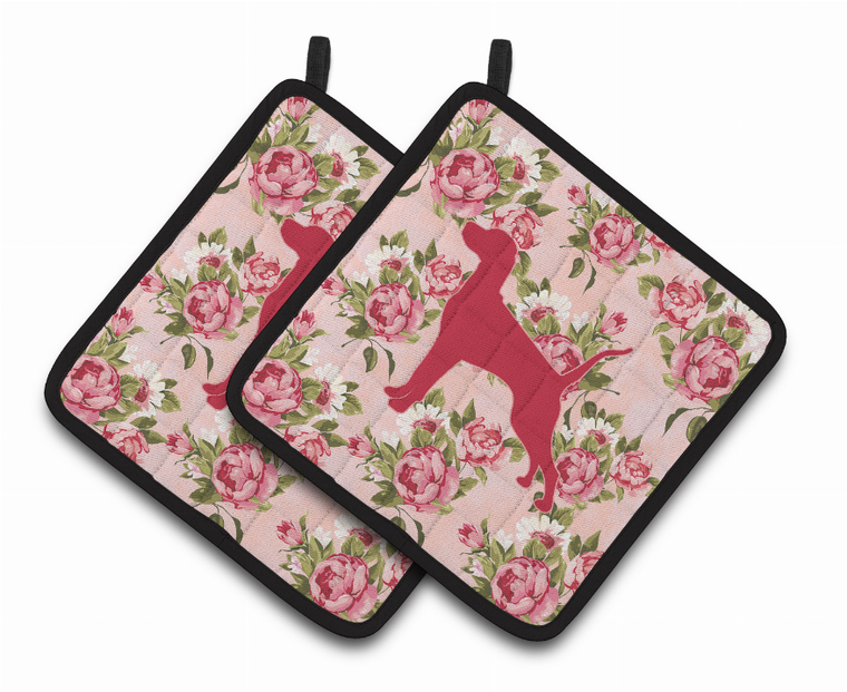 Dog Art Pair of Pot Holders - 638508405036