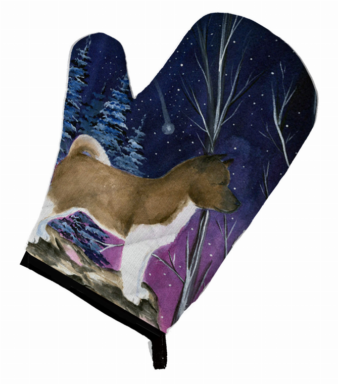 Starry Night Akita Oven Mitt - 638508497949