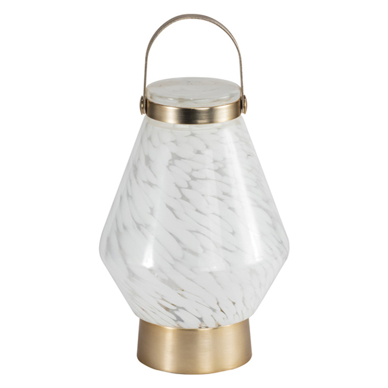 LightKeeper Cone Rechargeable Glass Votive Lantern - 035286324618