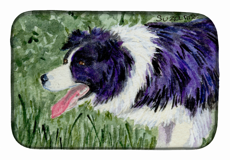 Border Collie Dish Drying Mat - 652259256303