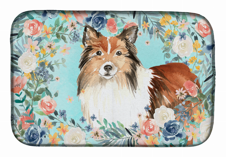 Tonkinese Spring Flowers Dish Drying Mat - 194030017821