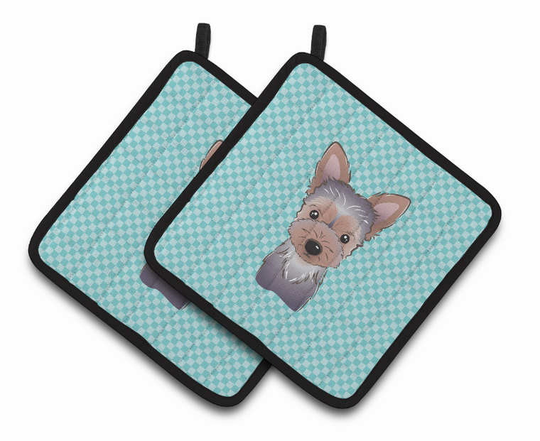 Dog Portrait on Pair of Pot Holders - 638508381521