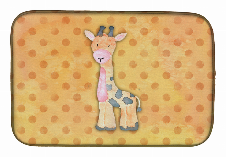 Animal Polkadot Watercolor Dish Drying Mat - 652259245062