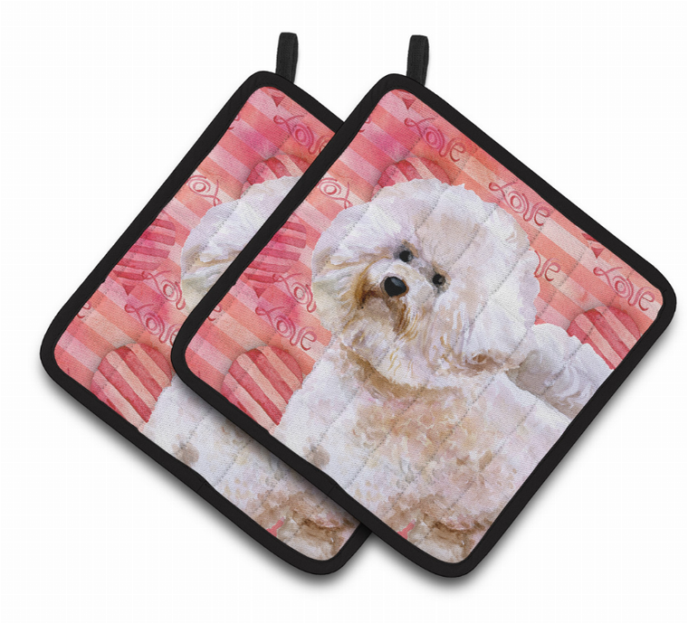 Dog Art Seasonal Pair of Pot Holders - 652259215720
