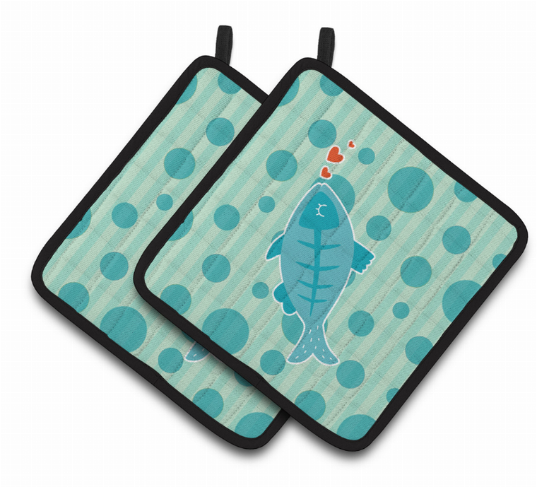 Animals on Pair of Pot Holders - 638508815873