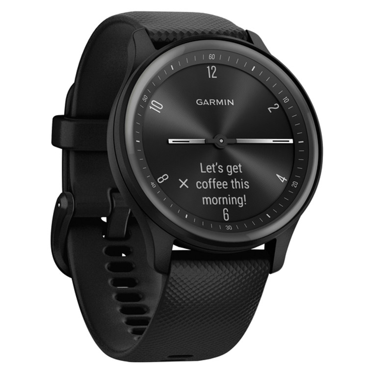 vivomove(R) Sport Smartwatch with Silicone Band (Black) - 753759274498