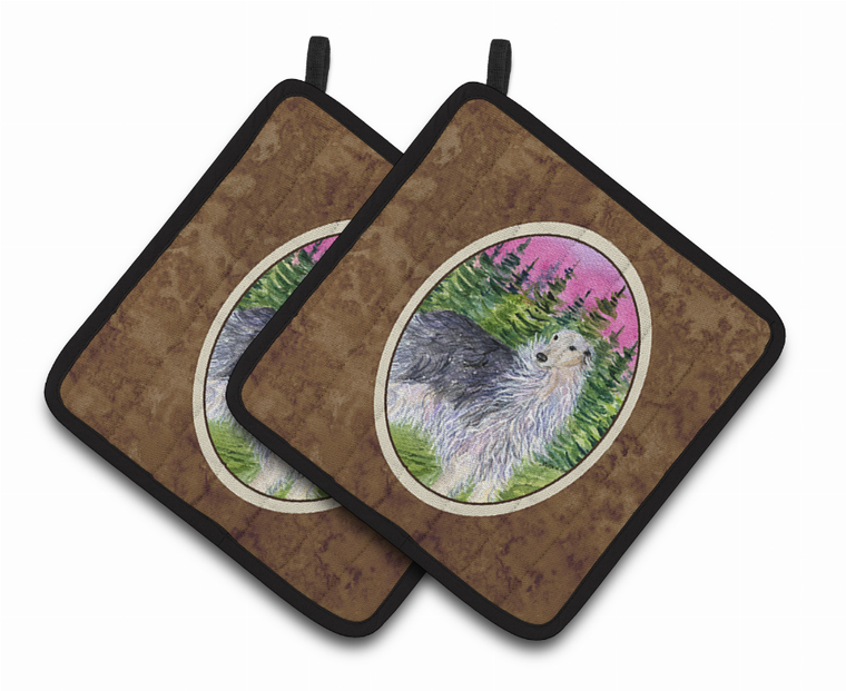 Borzoi Pair of Pot Holders - 638508378477