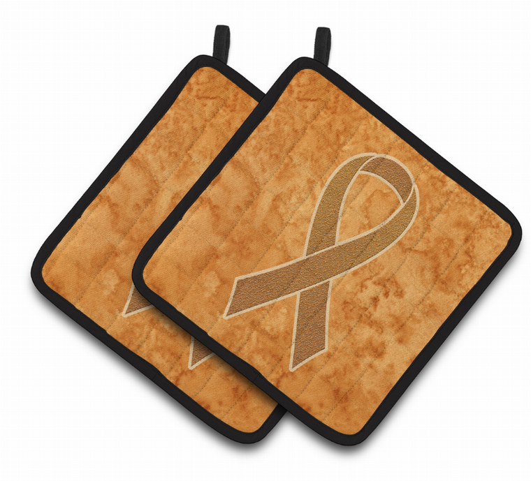 Cancer Awareness Pair of Pot Holders - 638508380883