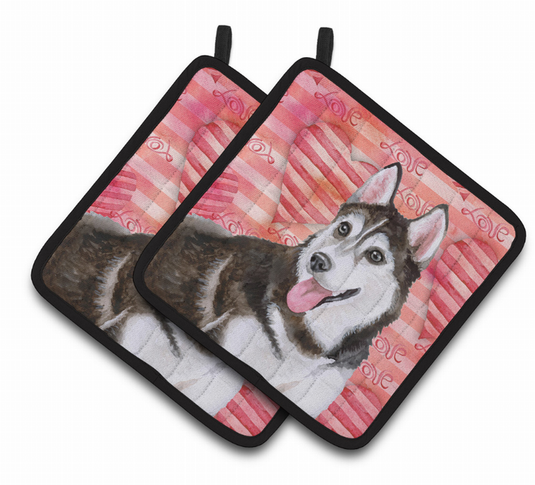 Dog Art Seasonal Pair of Pot Holders - 652259215799