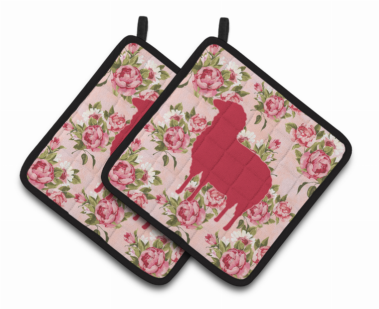 Animal on Pair of Pot Holders - 638508404756