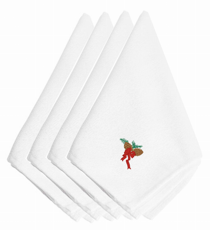 Christmas Themed Embroidered Napkins - 638508338235