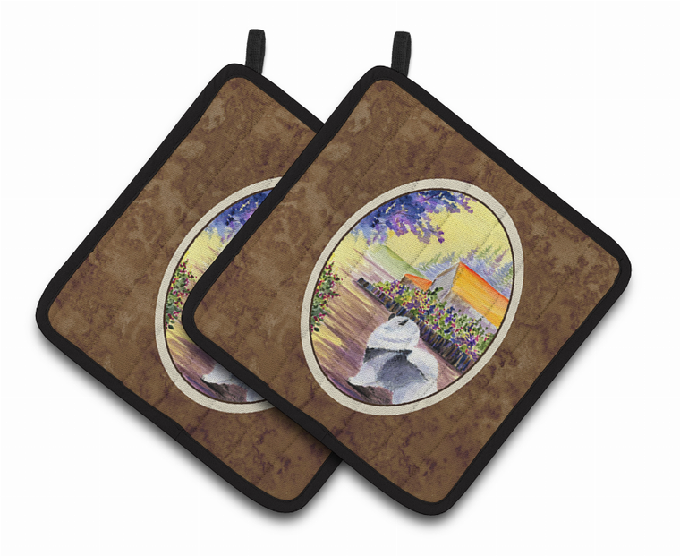 Keeshond Pair of Pot Holders - 638508360540