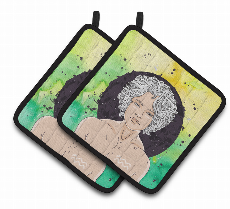 Zodiac Sign Pair of Pot Holders - 638508833143