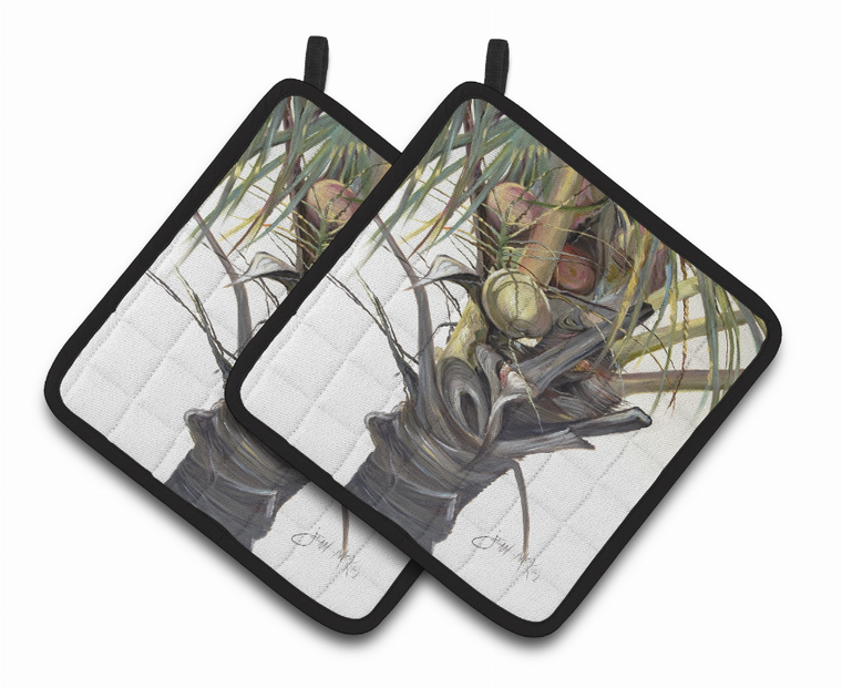 Flowers and Trees Pair of Pot Holders - 638508383808