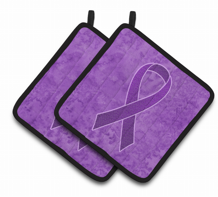 Cancer Awareness Pair of Pot Holders - 638508380913