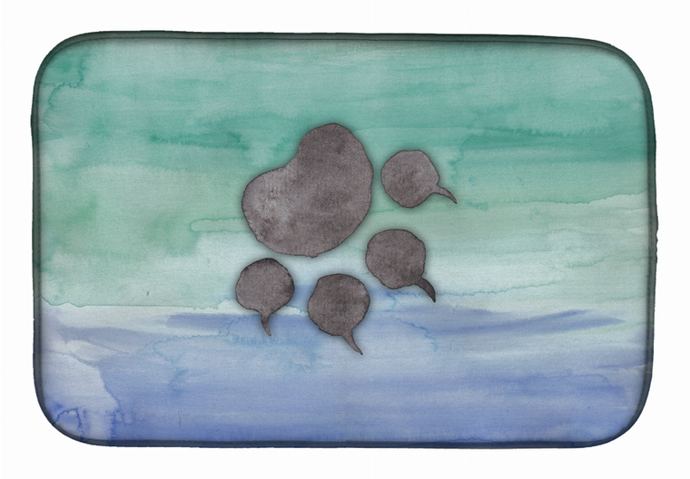 Animal Watercolor Dish Drying Mat - 652259242344