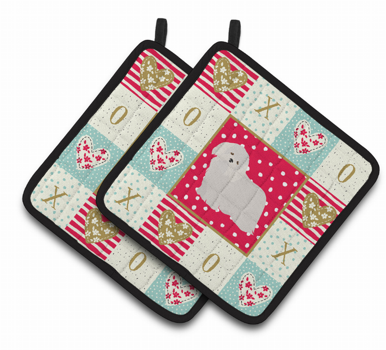 Dog XOXO Pair of Pot Holders - 194030175101