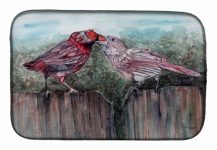 Bird Art Dish Drying Mat - 652259238187