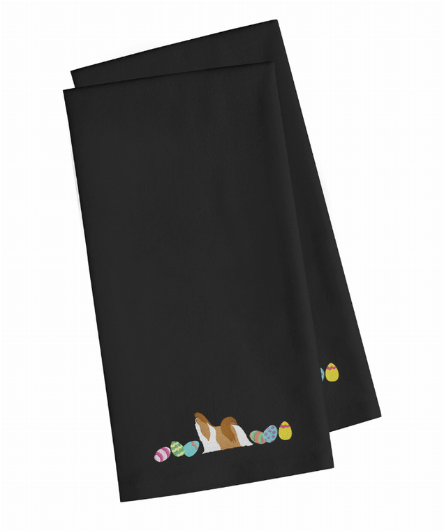 Easter Dog Design Embroidered Kitchen Towel Set of 2 - 652259229048