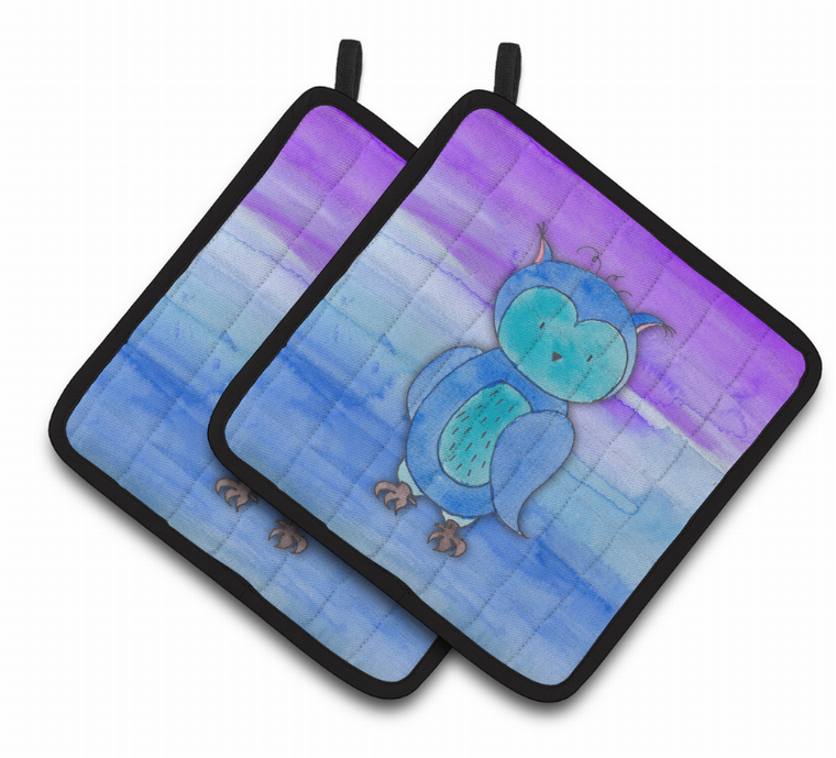 Animal Watercolor Pair of Pot Holders - 638508849212