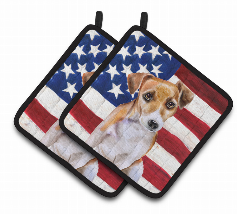 Dog Art Seasonal Pair of Pot Holders - 652259214938