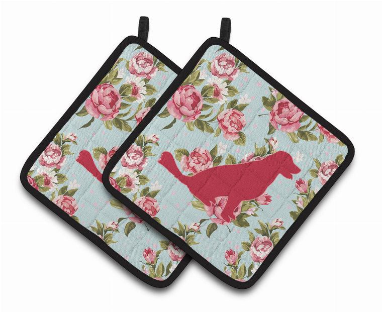Dog Artwork Pair of Pot Holders - 638508370228