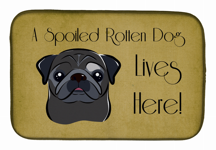 Spoiled Dog Lives Here Dish Drying Mat - 652259249107