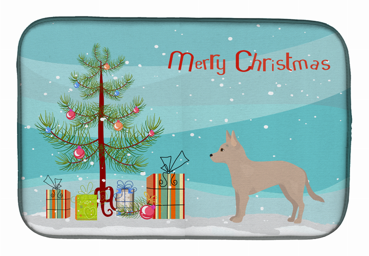 Dog Breed/Merry Christmas art Dish Drying Mat - 194030019863
