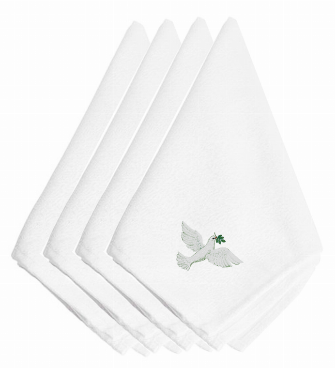 Christmas Themed Embroidered Napkins - 638508338990