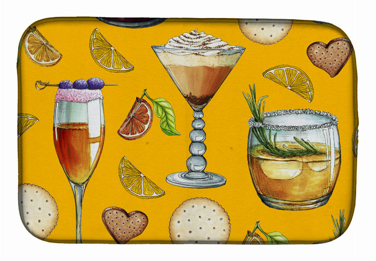 Drinks and Cocktails Dish Drying Mat - 652259238705