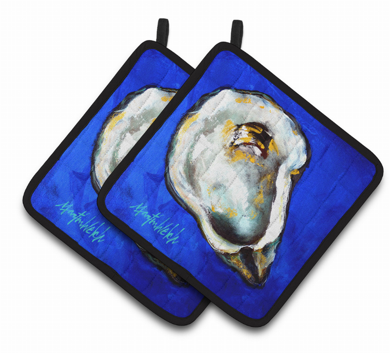 Oyster Pair of Pot Holders - 194030066515