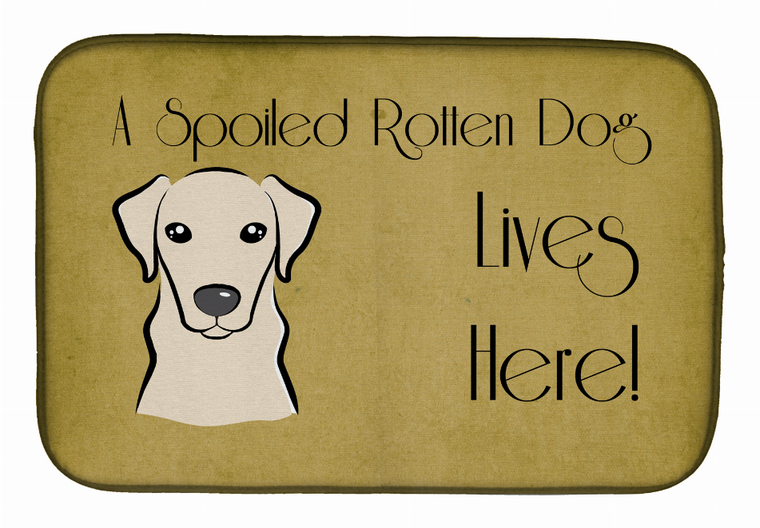 Spoiled Dog Lives Here Dish Drying Mat - 652259245840