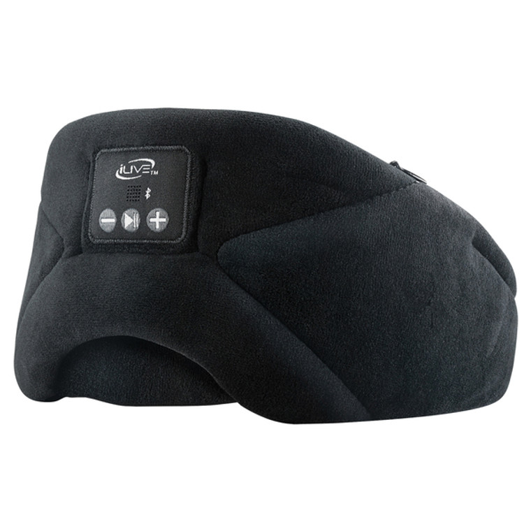 IAHB31B Over-Ear Wireless Bluetooth(R) Sleep Mask Headphones with Microphone and Speakerphone - 047323703140